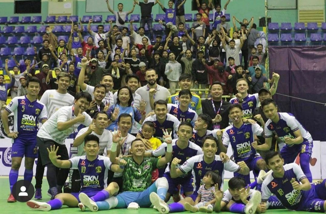 Skuad SKN FC Kebumen pada Pro Futsal league 2020.