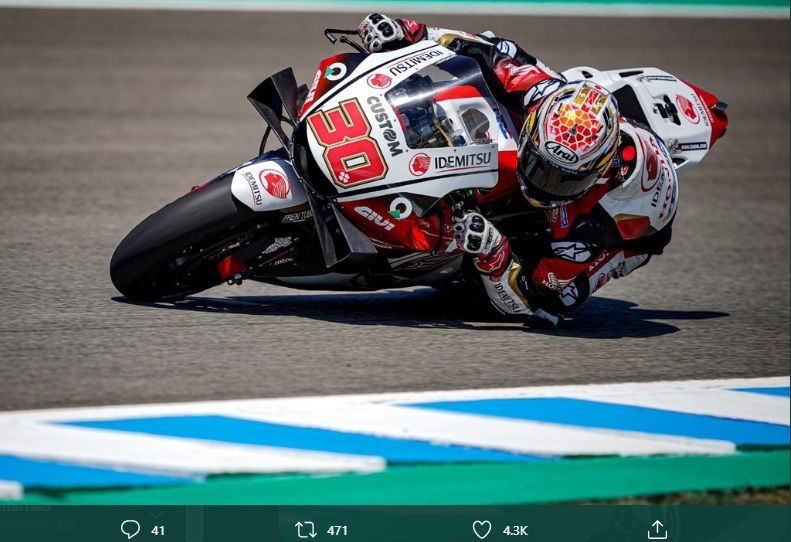 Performa pembalap LCR Honda Takaaki Nakagami mengalami peningkatan setelah mempelajari gaya balap dan data milik Marc Marquez.