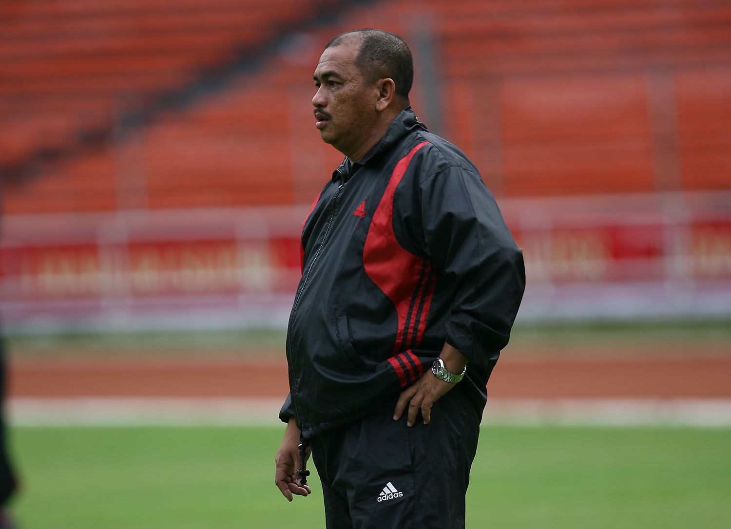Raja Isa latihan Persipura, Jakarta (04/02/2008)
