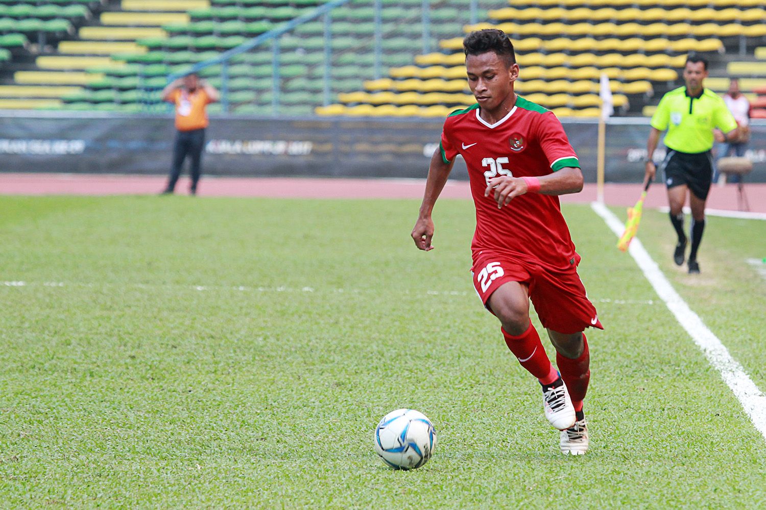 Osvaldo Haay saat membela Indonesia U-23 pada SEA Games 2017 Kuala Lumpur.