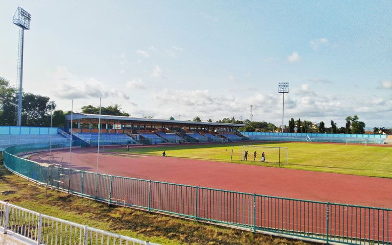 Stadion Wijayakusuma, Cilacap, markas PSCS Cilacap, yang akan jadi tuan rumah Grup B Liga 2 2020. Foto diambil pada 5 September 2020.