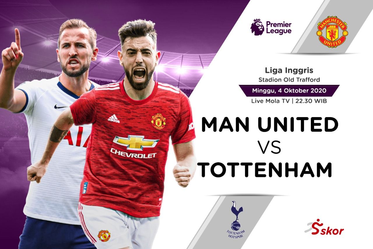 Link Live Streaming Liga Inggris: Manchester United vs Tottenham Hotspur