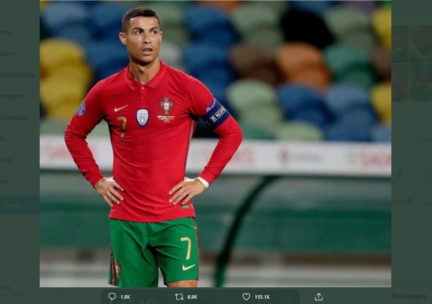Kapten timnas Portugal, Cristiano Ronaldo, ingin mencapai prestasi tinggi di UEFA Nations League.