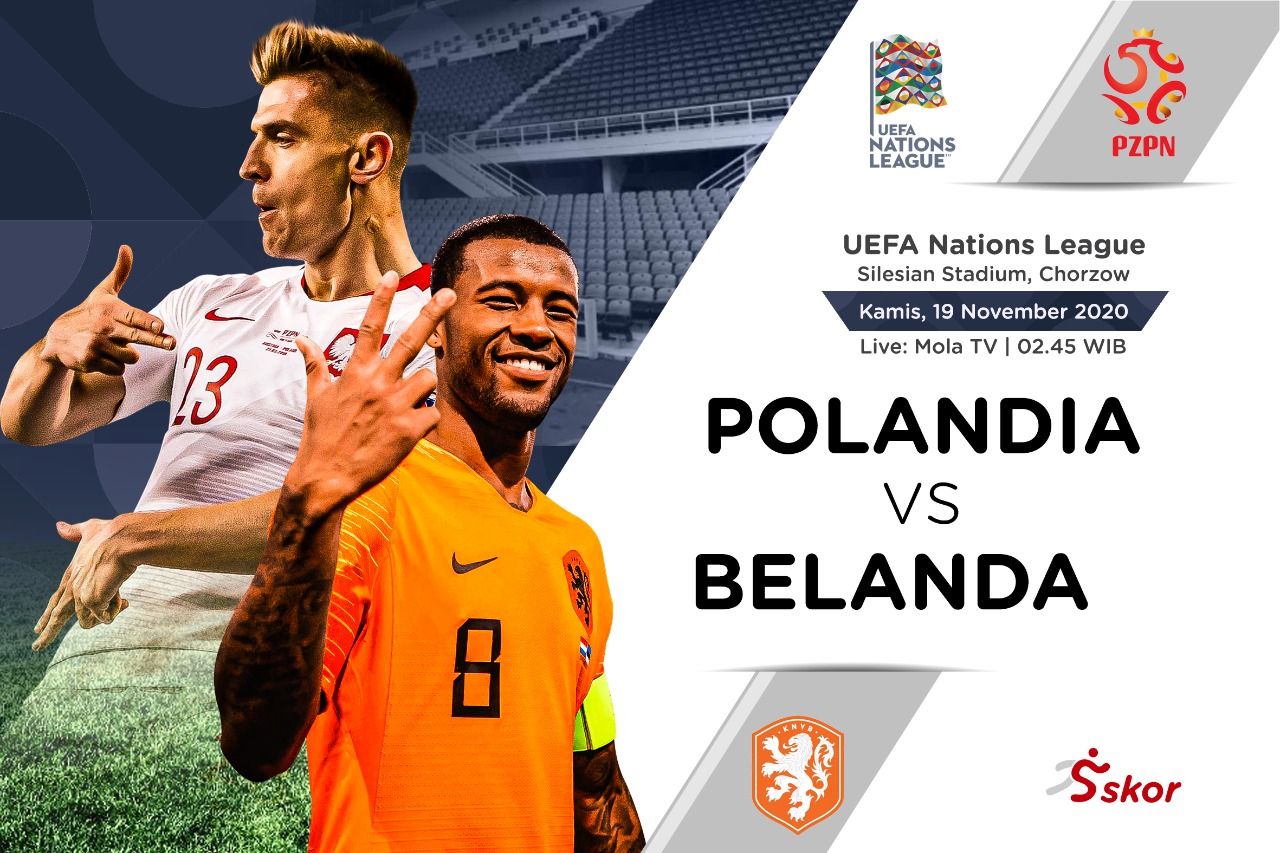 Link Live Streaming UEFA Nations League Polandia vs Belanda