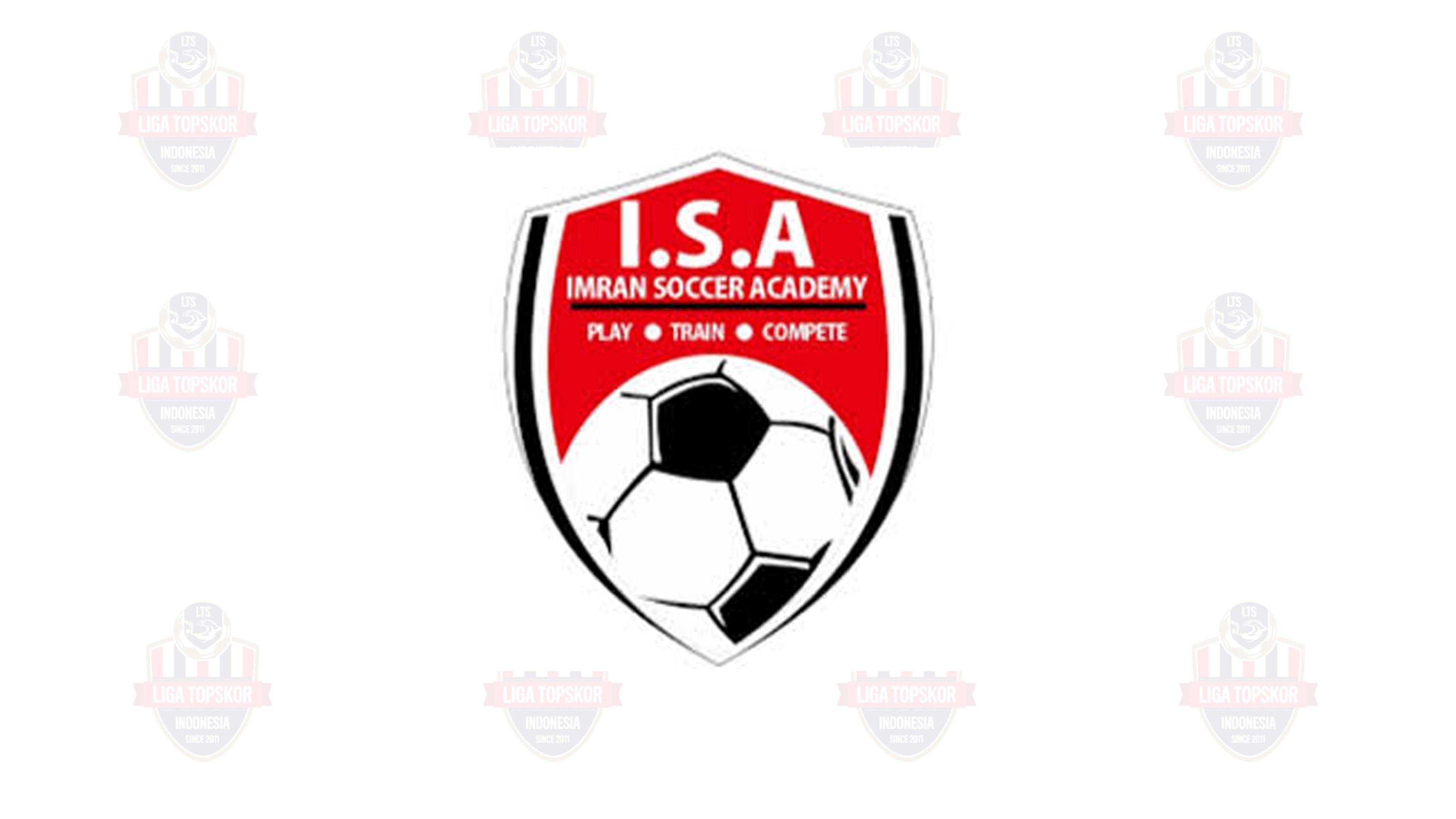 Logo Imran Soccer Academy (ISA).