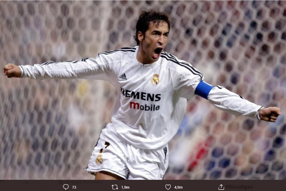 Legenda Real Madrid, Raul Gonzalez.