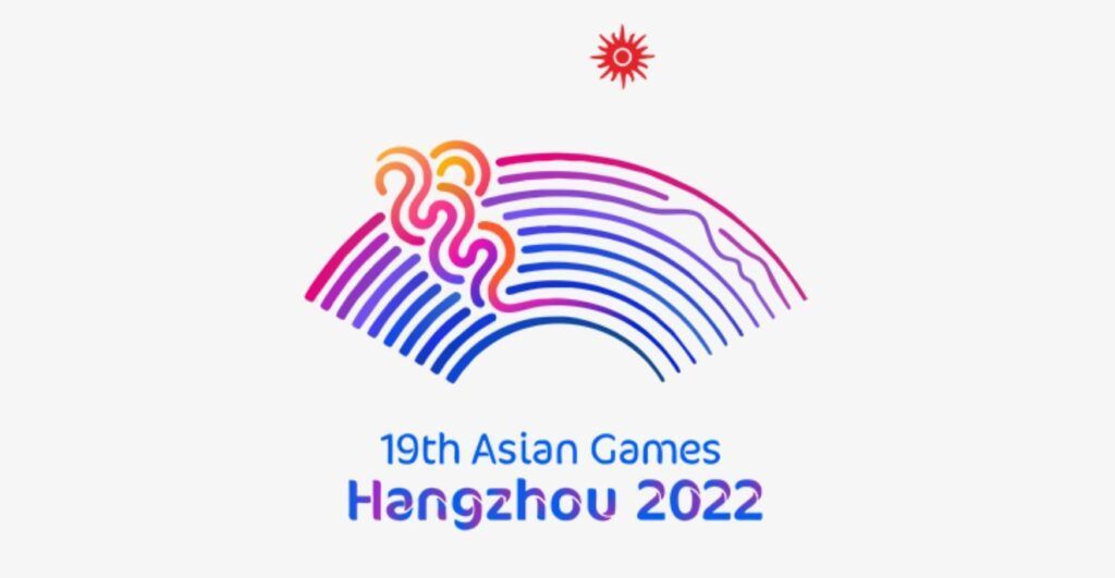 Logo Asian Games ke-19 di Hangzhou tahun 2022.