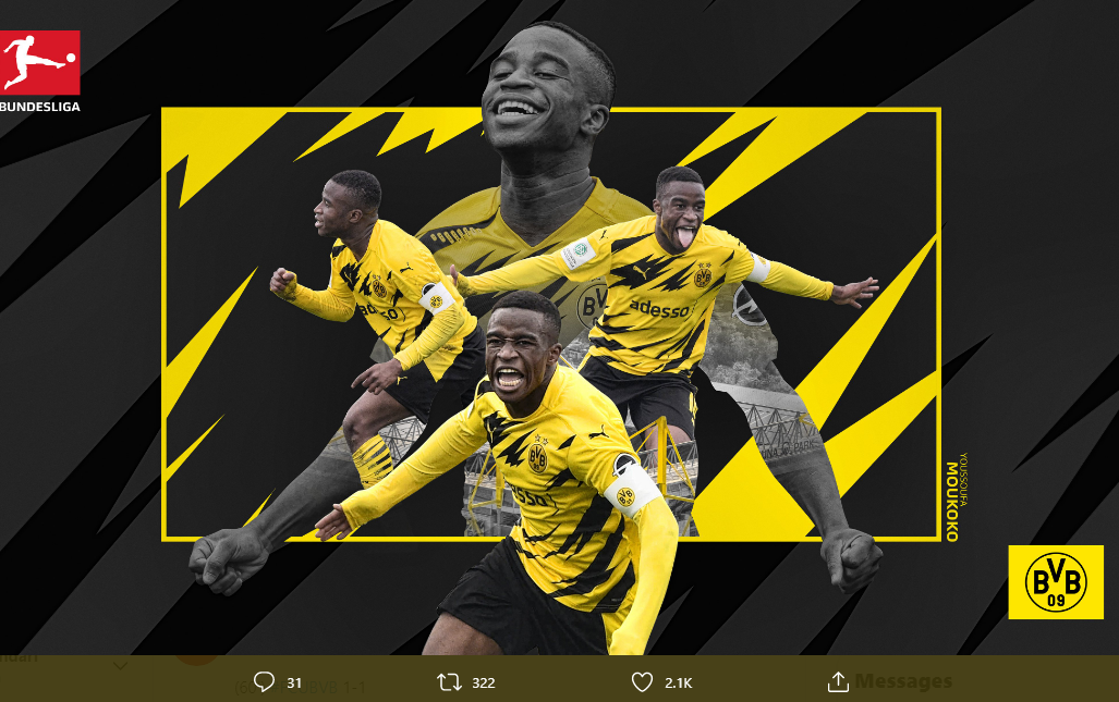 Wonderkid Borussia Dortmund, Youssoufa Moukoko.
