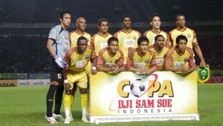 Skuad Sriwijaya FC kala menjadi juara Copa Indonesia 2007.