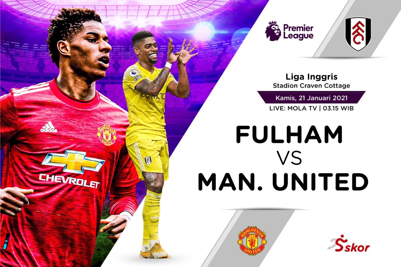 Link Live Streaming Liga Inggris: Fulham vs Manchester United