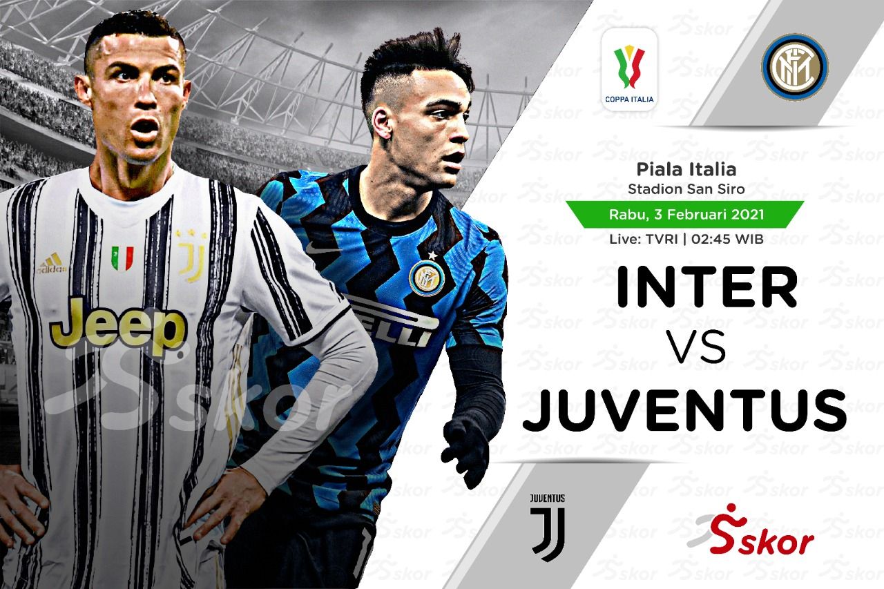 Link Live Streaming Coppa Italia Inter Milan vs Juventus