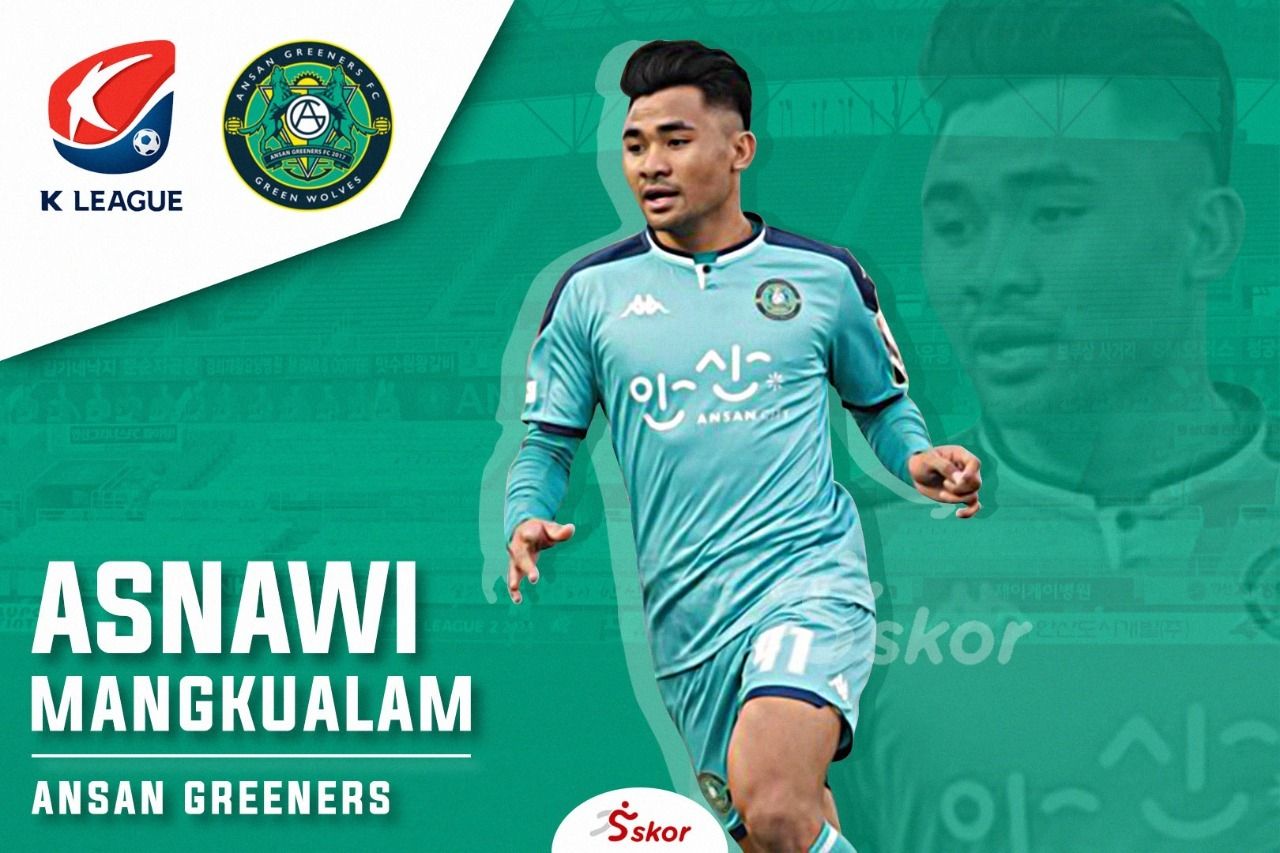 Cover artikel Asnawi Mangkualam Bahar, pemain Ansan Greeners FC.