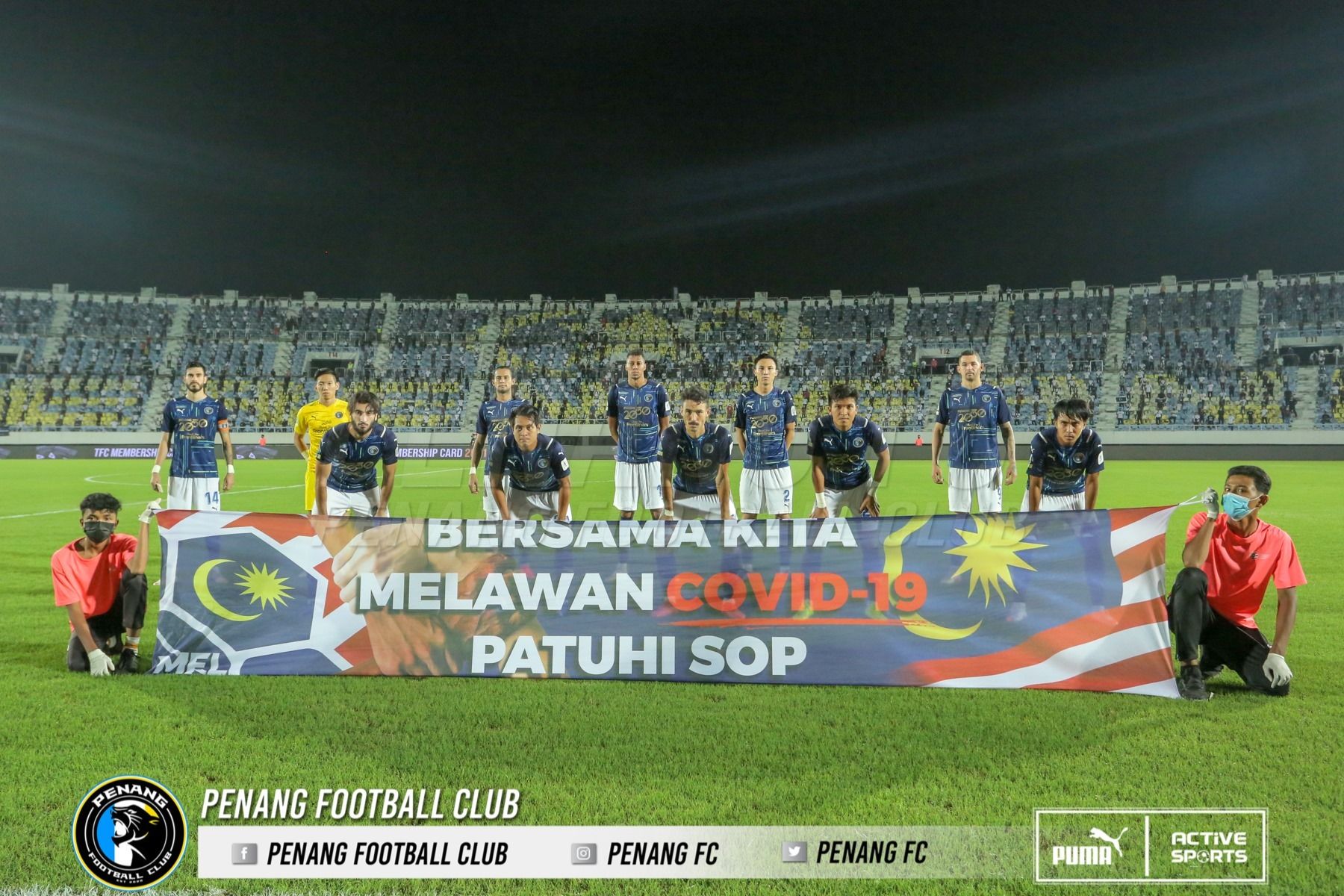 Starter Penang FC tanpa pemain asal Indonesia, Ryuji Utomo, jelang laga kontra tuan rumah Terengganu FC dalam laga pekan ke-11 Liga Super Malaysia 2021, 1 Mei 2021.