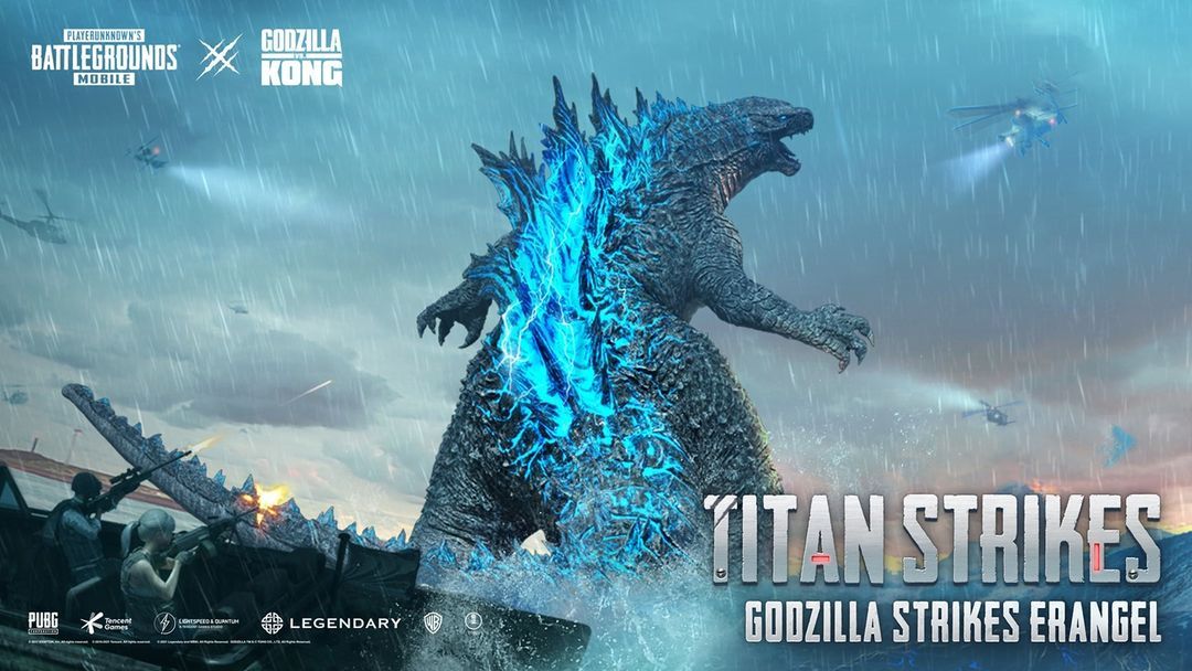 Event Titan Strikes yang sedang berlangsung di PUBG Mobile kolaborasi Godzilla vs Kong.