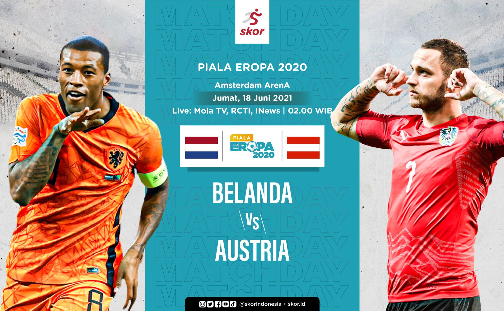 Belanda vs austria euro 2021