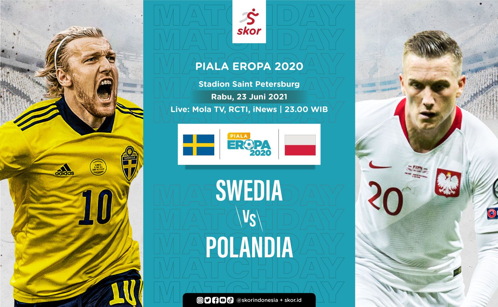 Cover Swedia vs Polandia