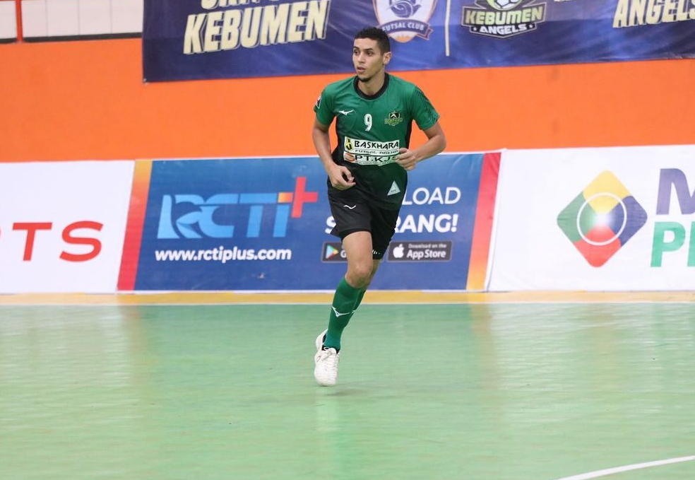 Karim Mossaoui saat membela Bintang Timur Surabaya di Pro Futsal League 2020.