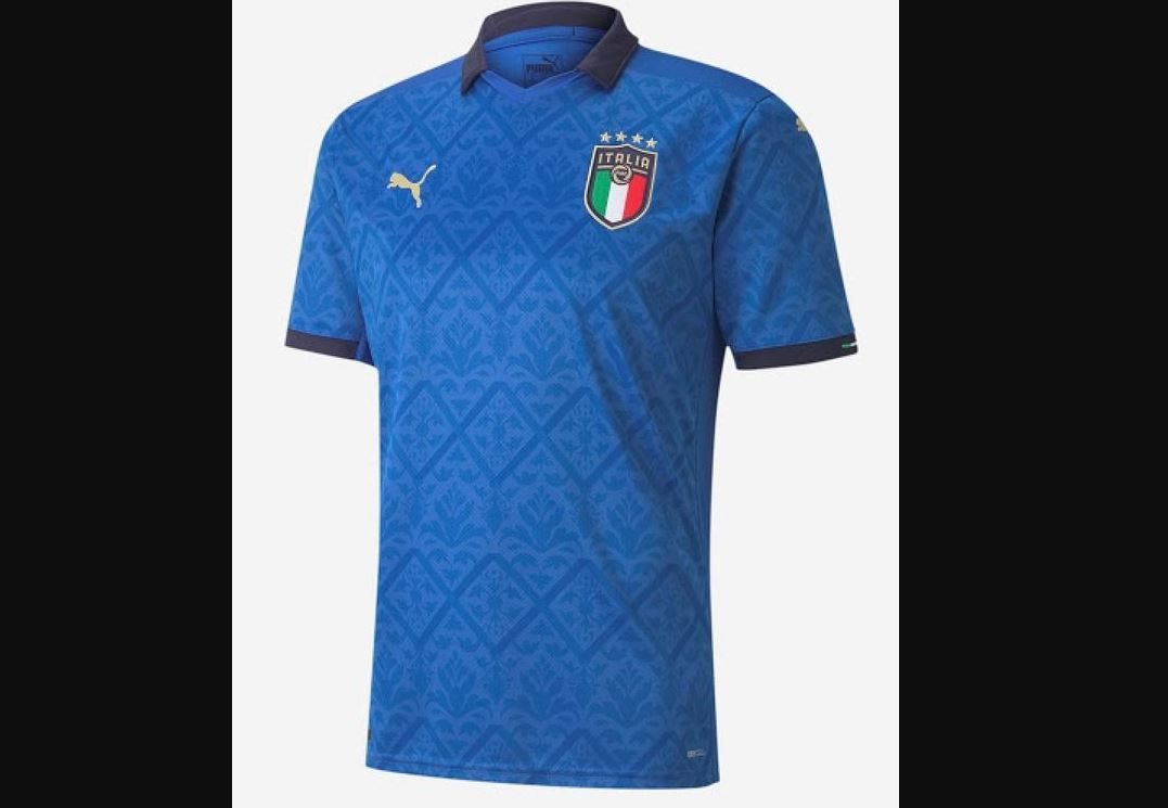 Tampilan jersey kandang Italia di Piala Eropa 2020 (Euro 2020).