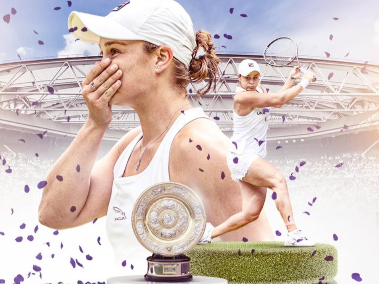 Petenis Australia, Asleigh Barty, juara Wimbledon 2021.
