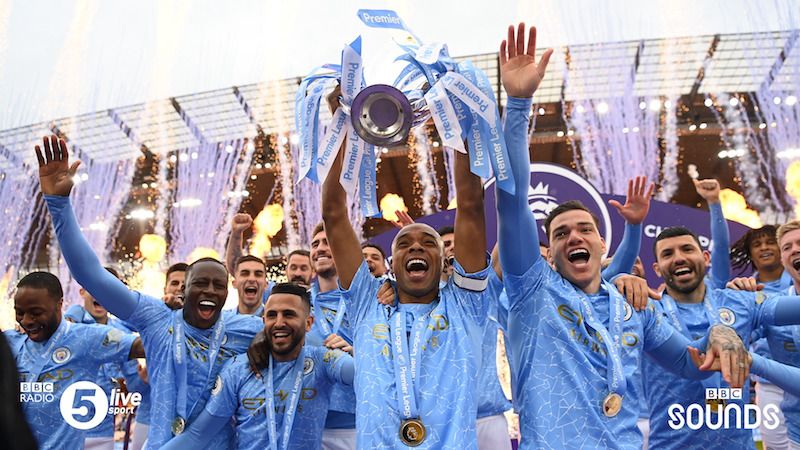 Manchester City juara Liga Inggris 2020-2021. 
