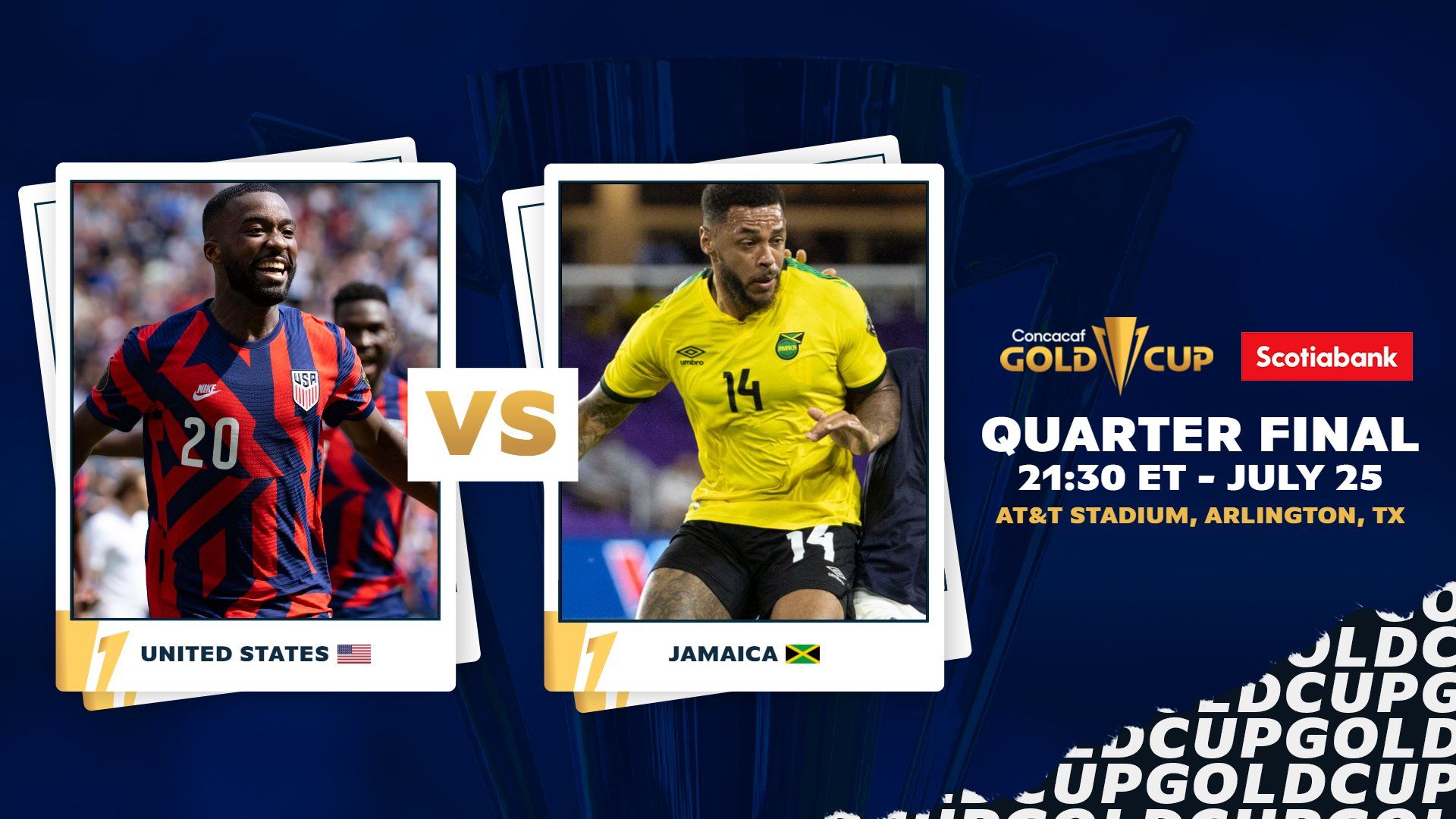 Link Live Streaming Amerika Serikat vs Jamaika di Piala Emas CONCACAF 2021.