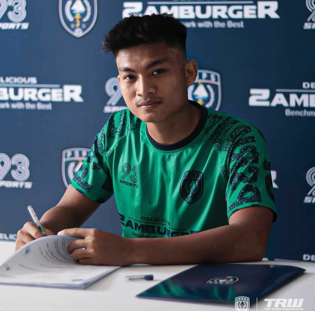 Muhammad Sanjaya menandatangani kontrak bersama PSPS Riau pada akhir Juli 2021