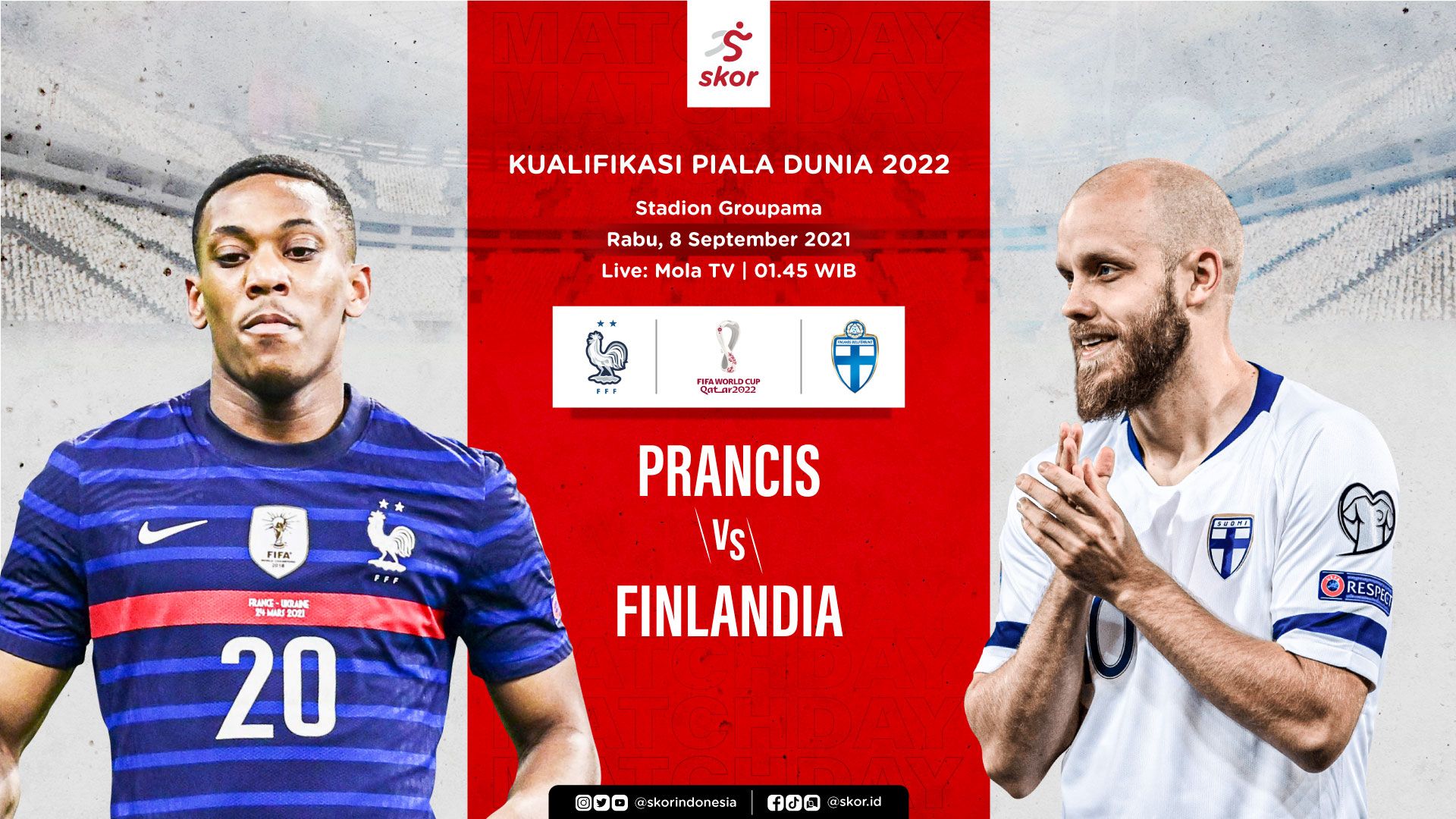 Cover Prancis vs Finlandia