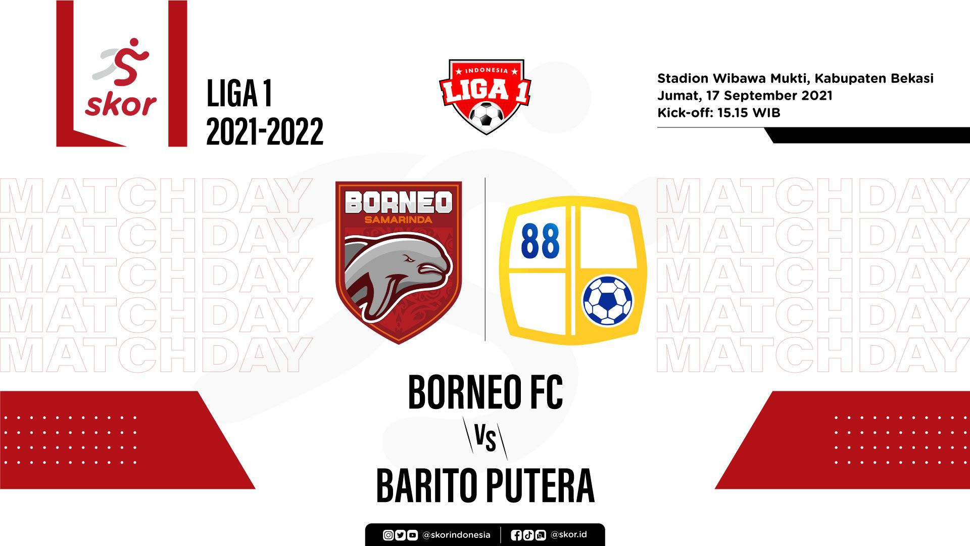 Cover Pertandingan Liga 1, Borneo FC vs Barito Putera