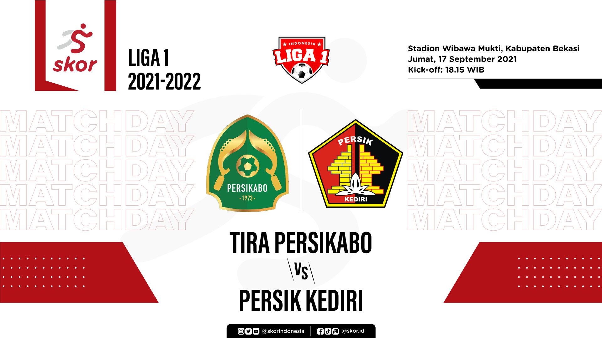 Cover Pertandingan Liga 1, Tira Persikabo vs Persik Kediri