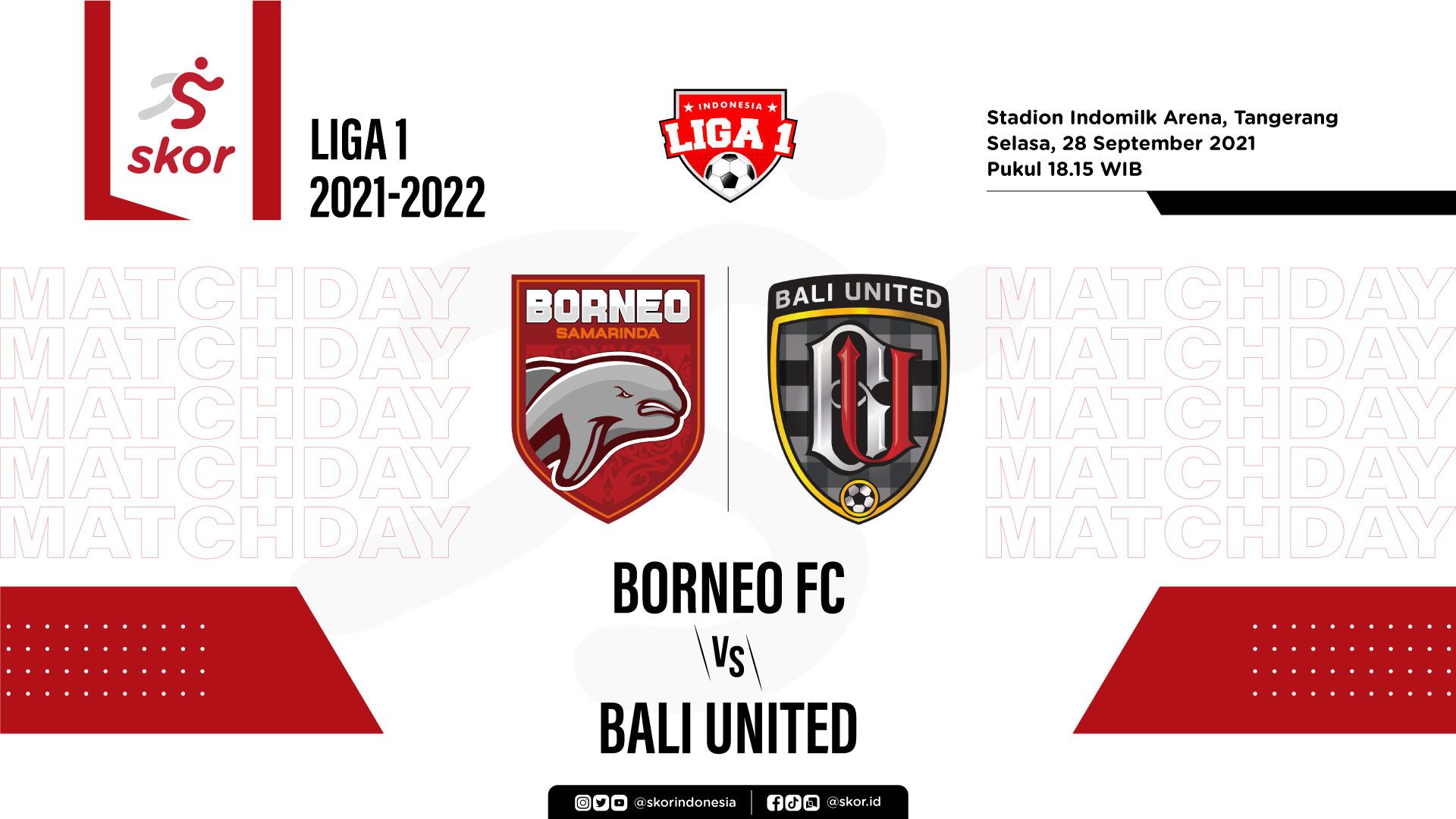 Cover Pertandingan Liga 1, Borneo FC vs Bali United