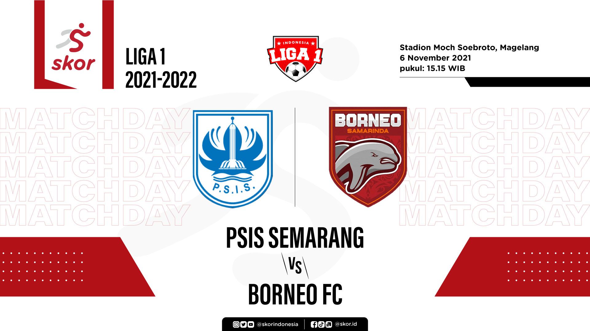 Cover PSIS Semarang vs Borneo FC