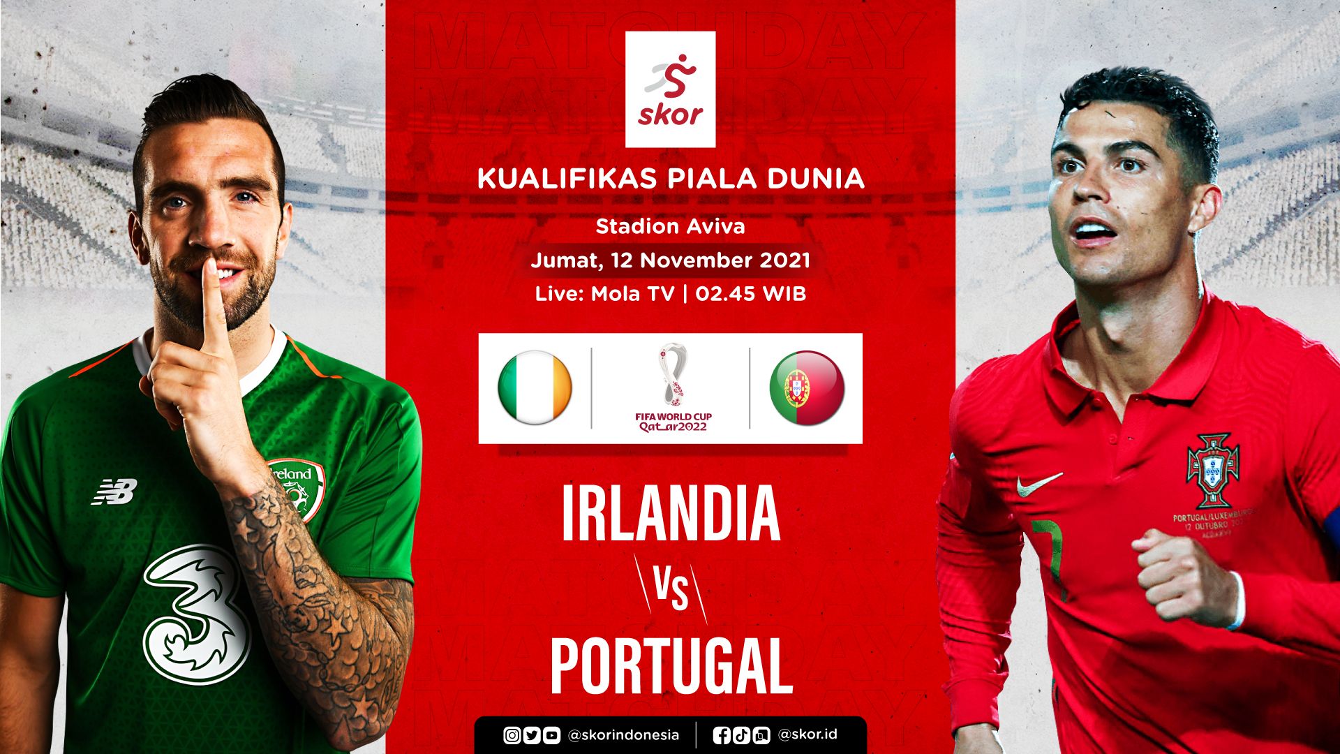 Portugal vs irlandia