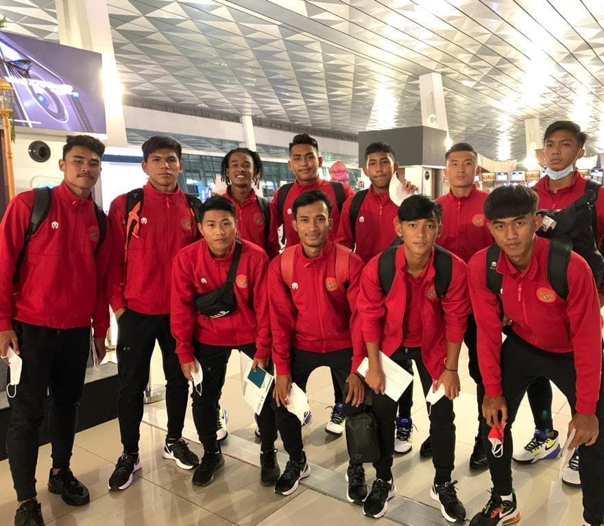 Sebagian alumni Liga TopSkor yang ikut menjalani TC di Turki bersama timnas U-18 Indonesia