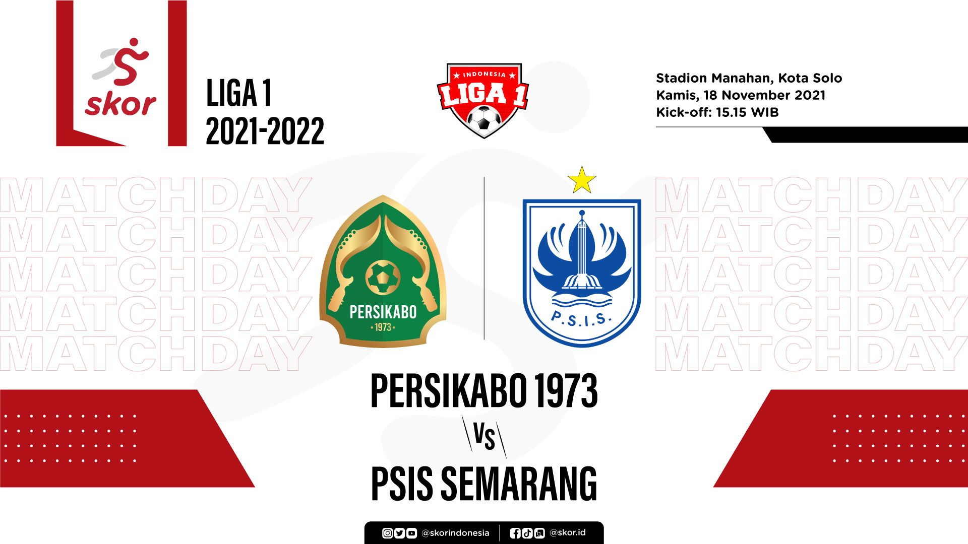 Cover Liga 1, Persikabo 1973 vs PSIS Semarang