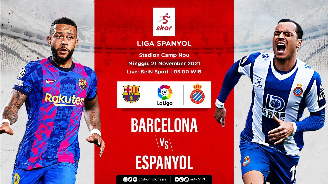 Cover Liga Spanyol, Barcelona vs Espanyol