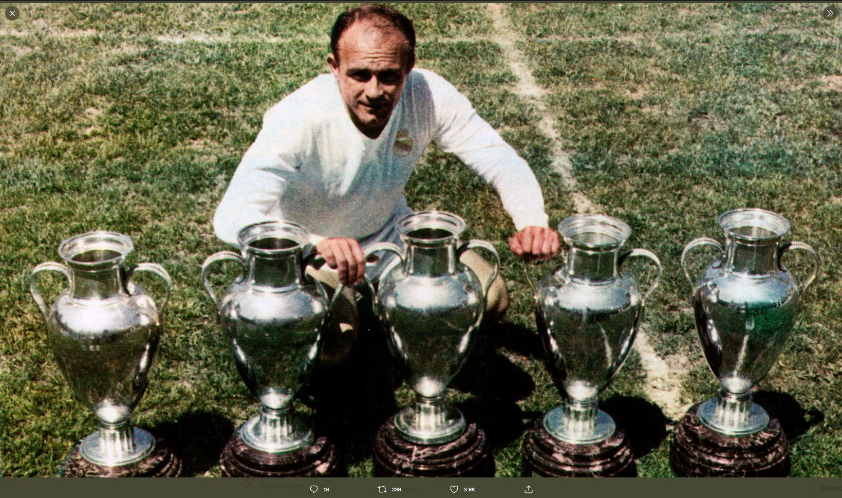 Legenda Real Madrid, Alfredo Di Stefano.