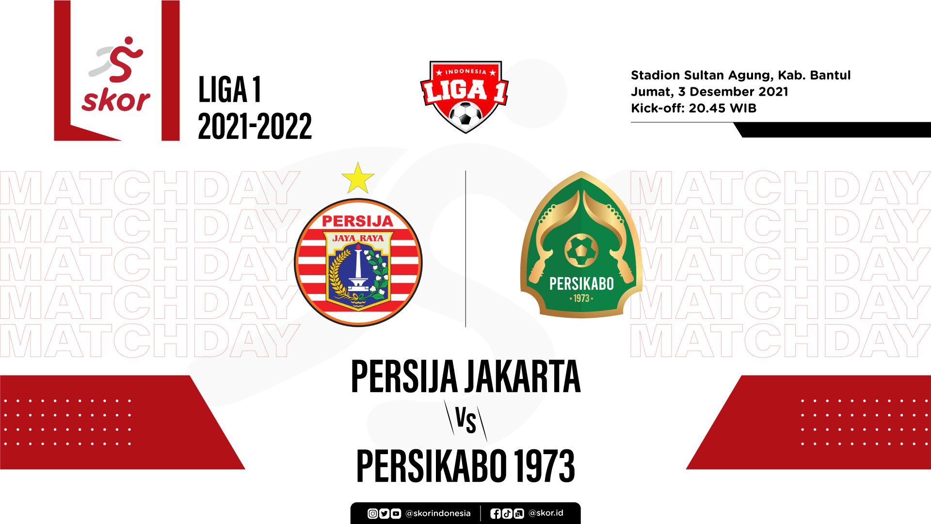 Cover Liga 1, Persija Jakarta vs Persikabo 1973