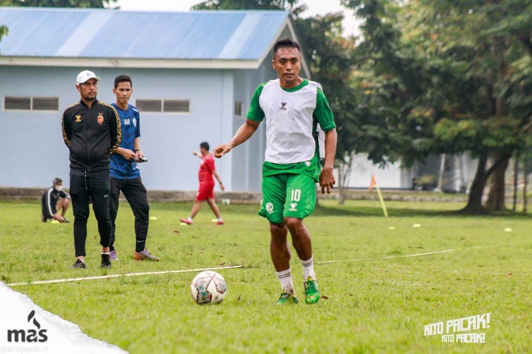 Pemain penting Sriwijaya FC di Liga 2 2021, Dedi Hartono.