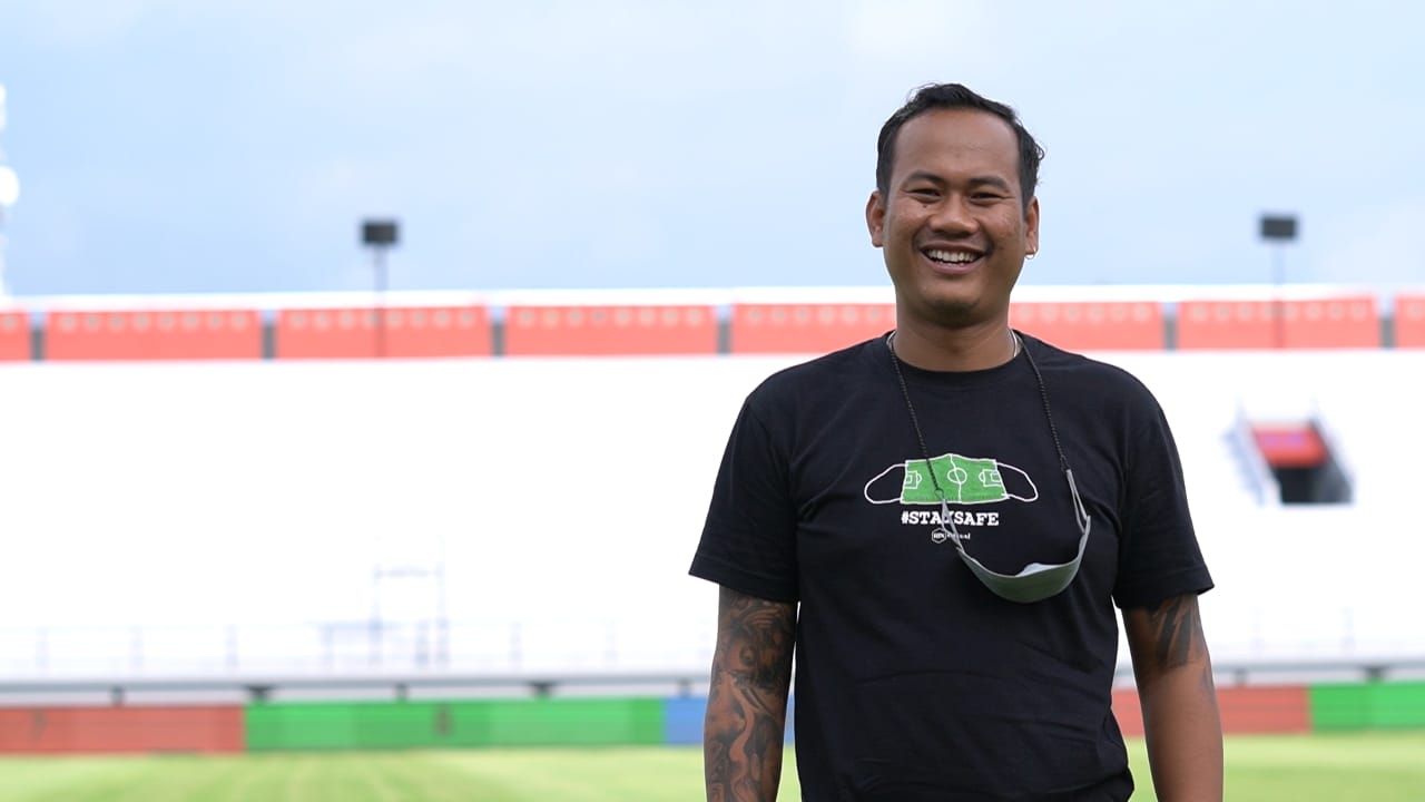 Ketua Panpel Bali United, I Ketut Suantika (Rojak)