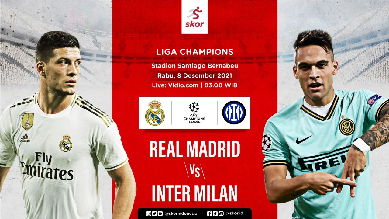 Cover Real Madrid vs Inter Milan.