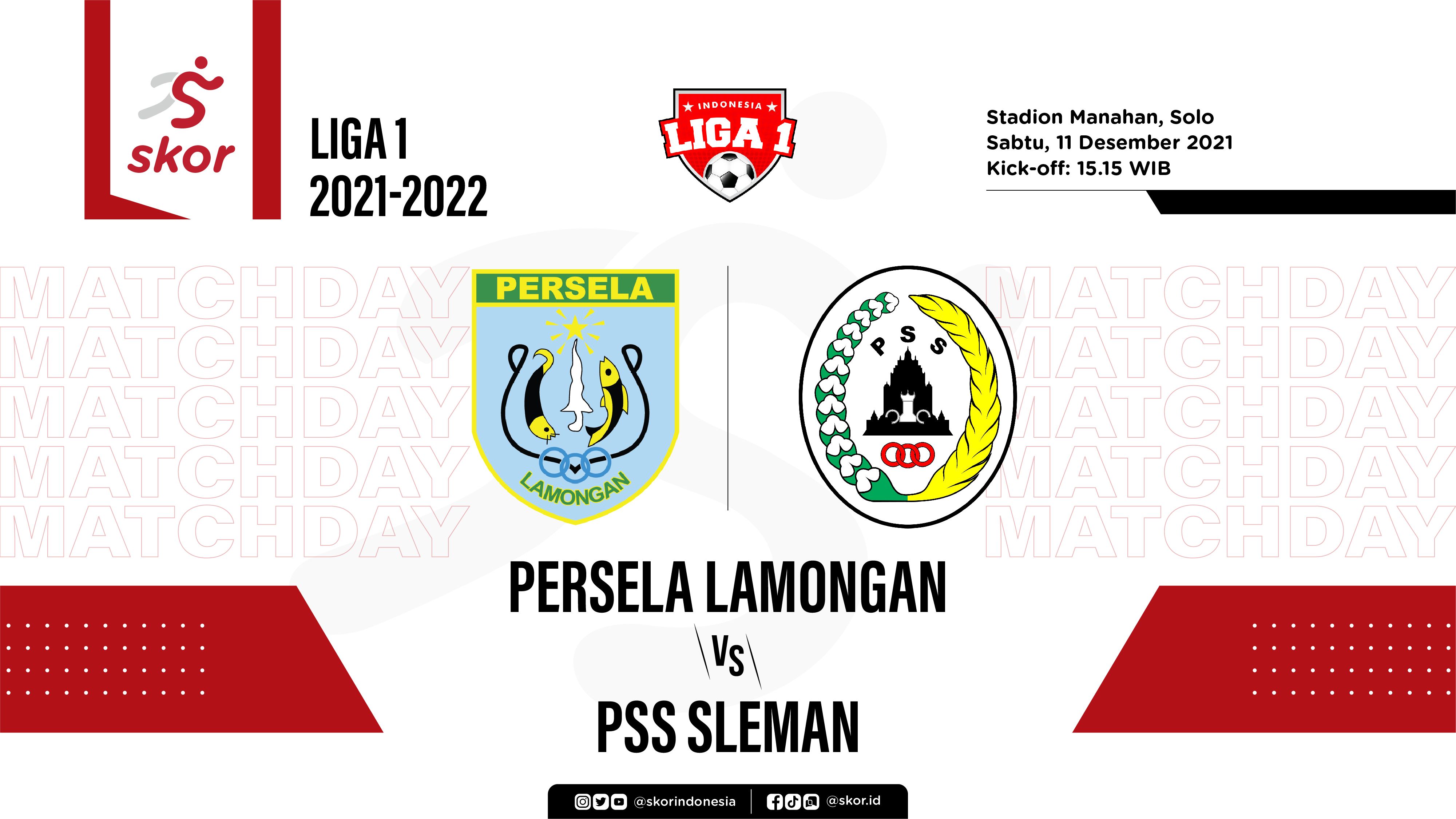 Laga Liga 1 2021-2022: Persela vs PSS Sleman