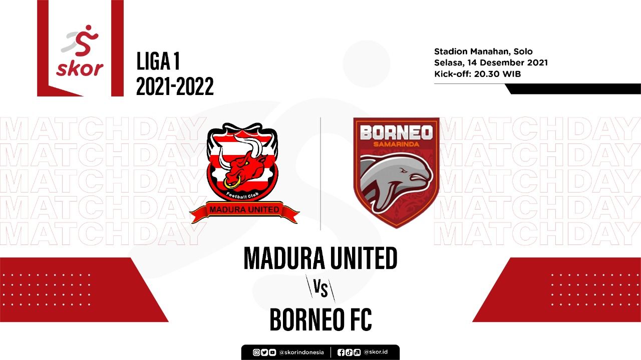Cover Madura United vs Borneo FC