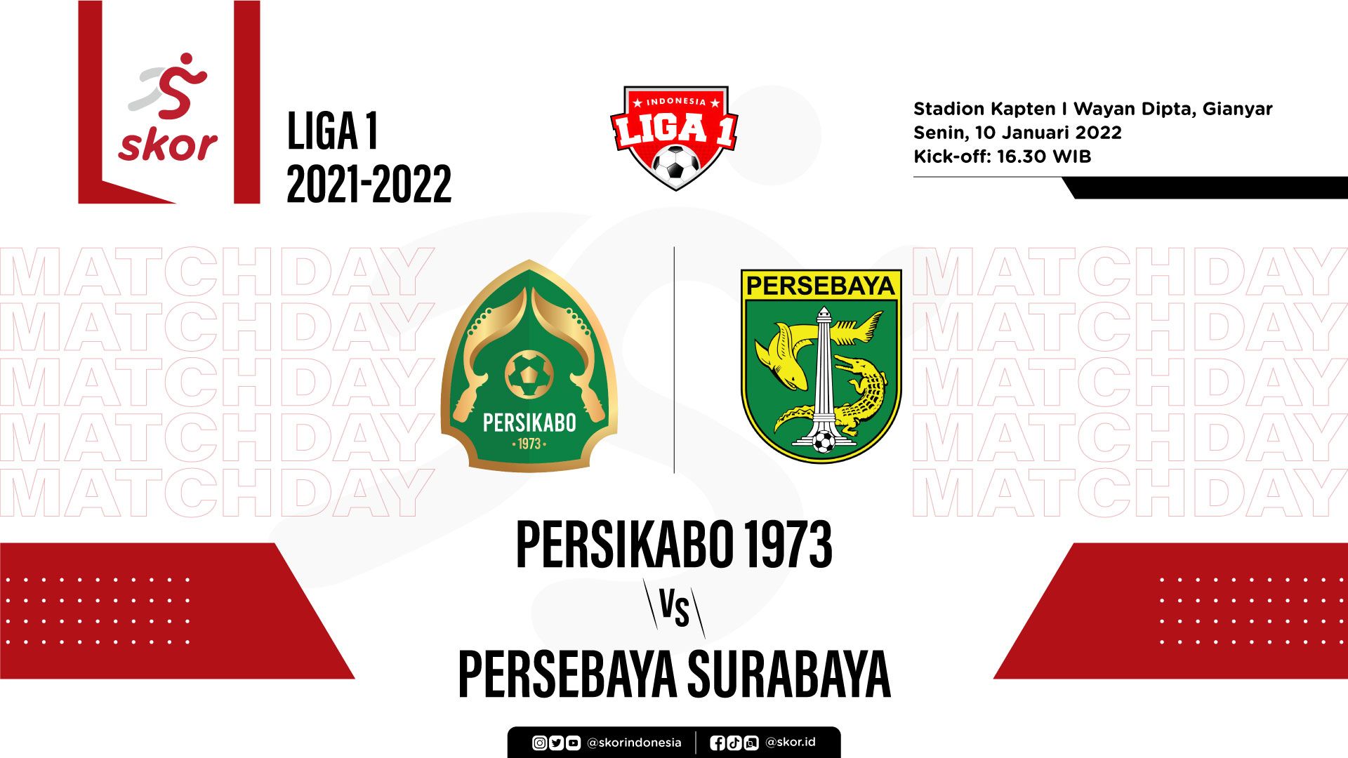 Cover Liga 1, Persikabo 1973 vs Persebaya Surabaya