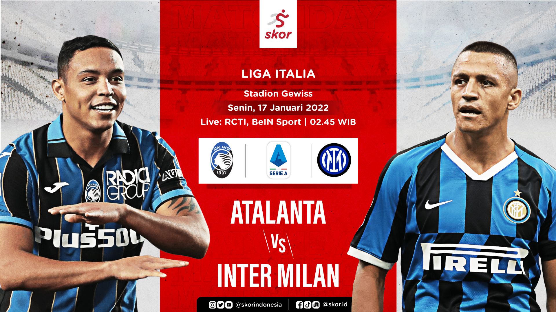 Cover Liga Italia, Atalanta vs Inter Milan