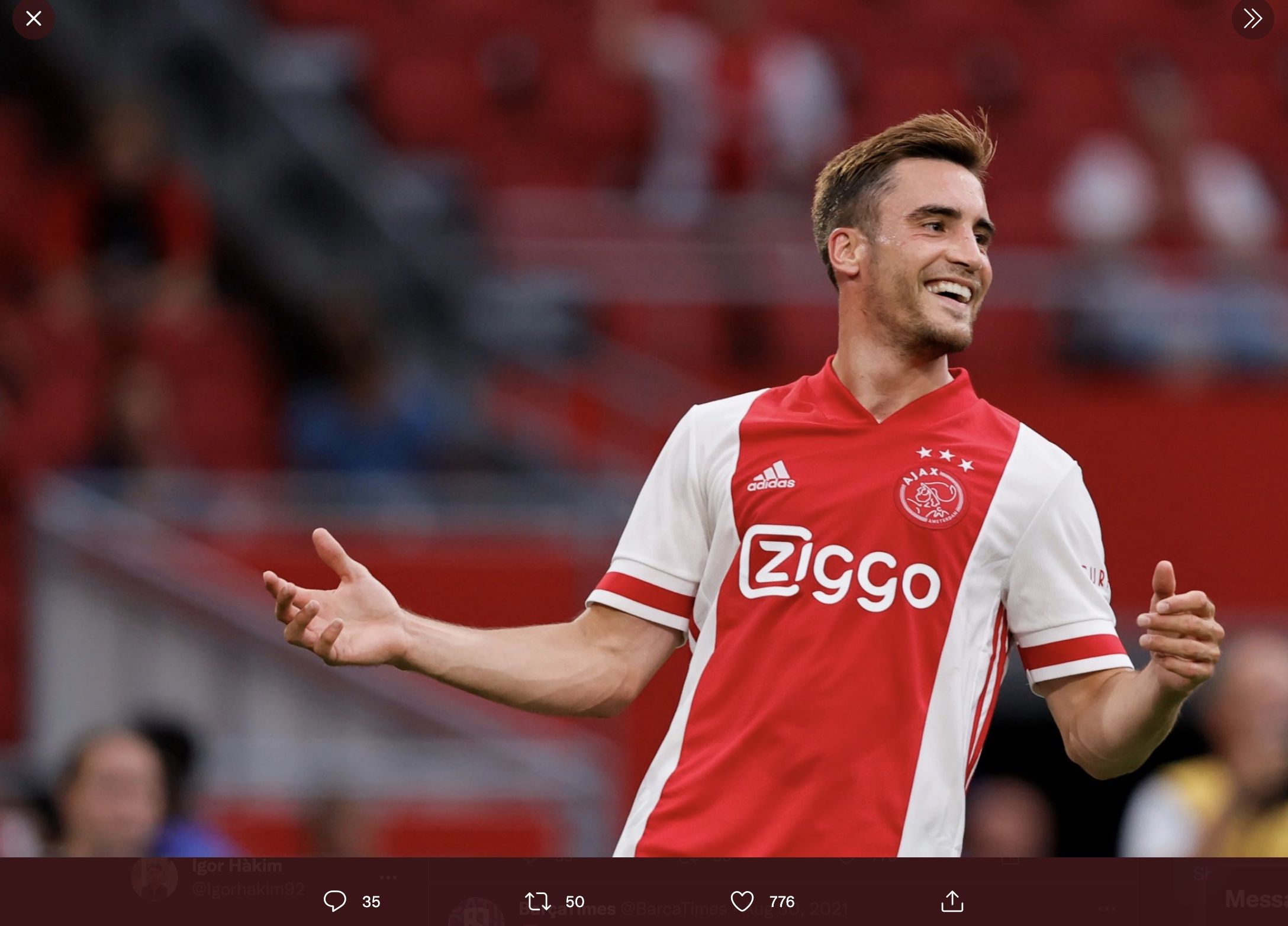 Pemain AFC Ajax, Nicolas Tagliafico.