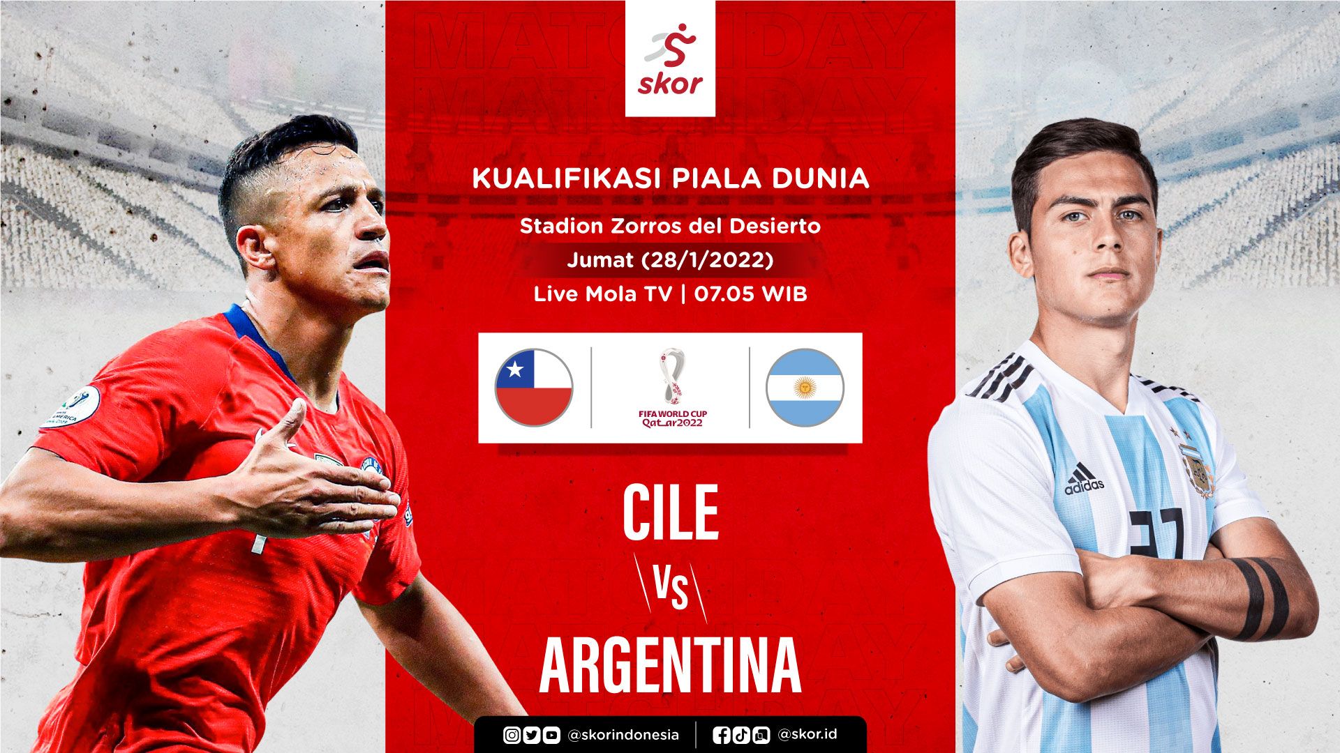 Cover Cile vs Argentina