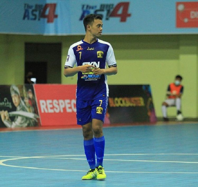 Anton Cahyo saat membela SKN FC Kebumen di Pro Futsal League 2021.