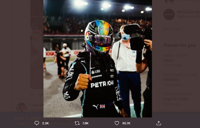 Lewis Hamilton masih frustrasi