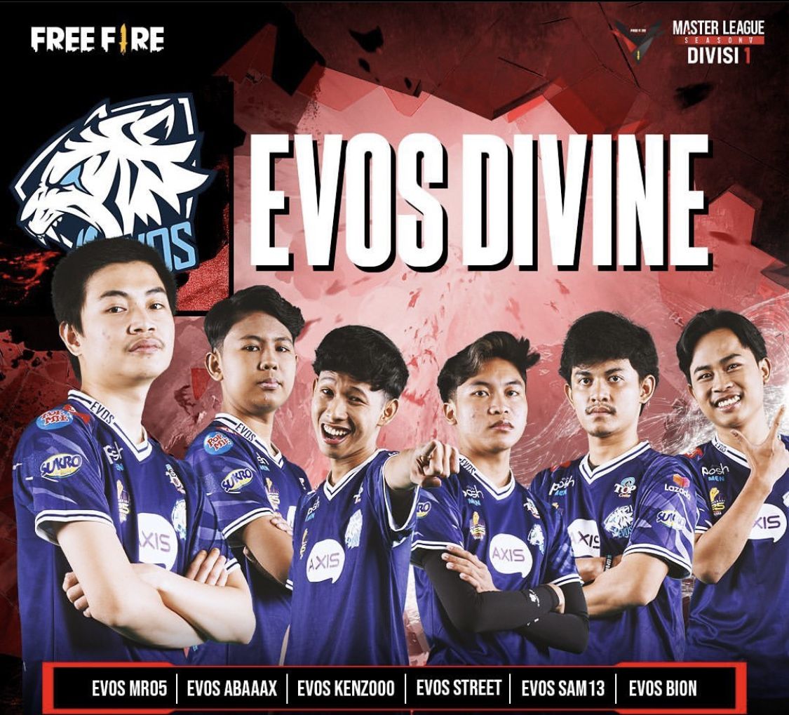 Roster EVOS Divine FFML Season 5 Divisi 1