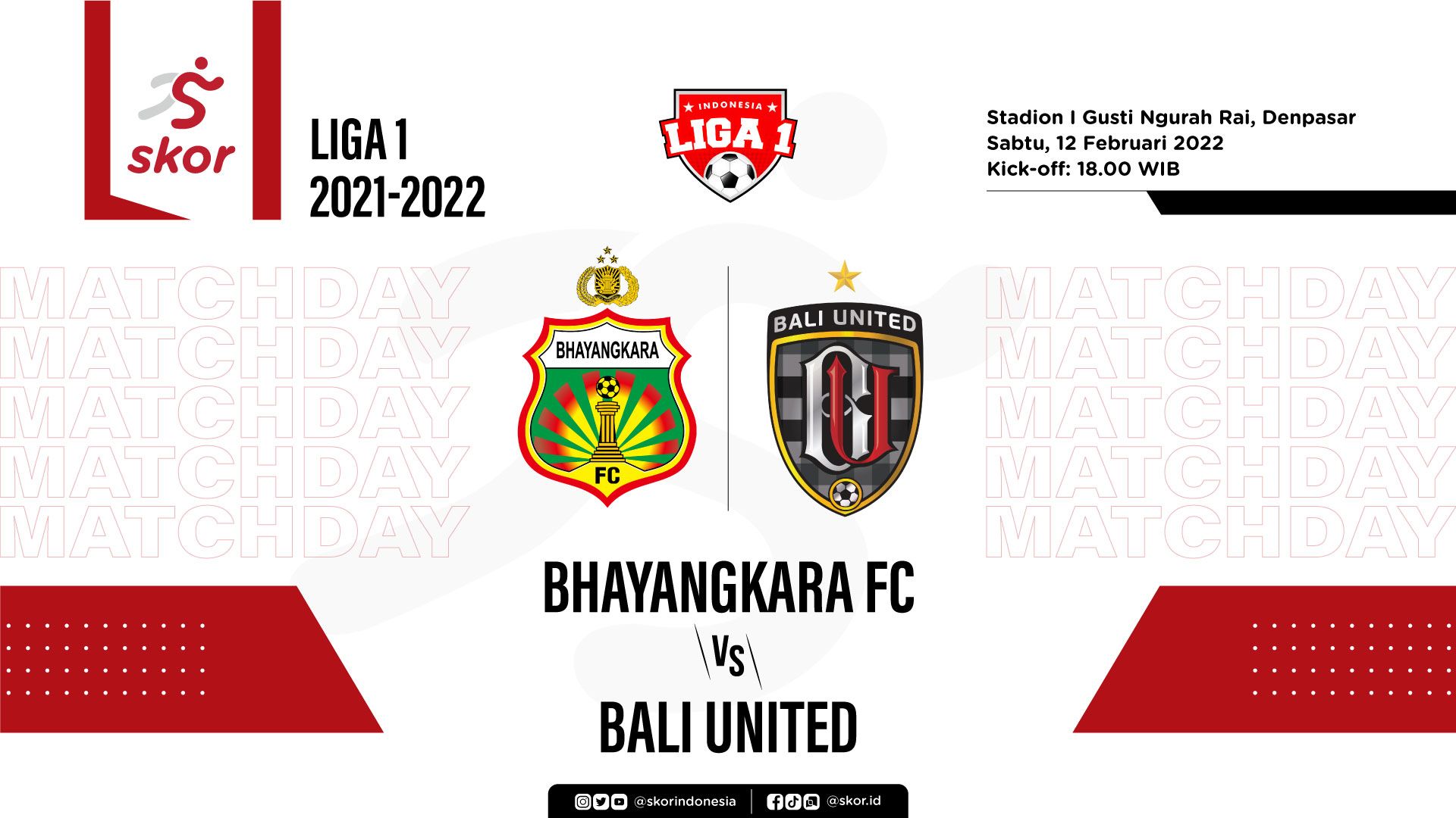Cover Bhayangkara FC vs Bali United